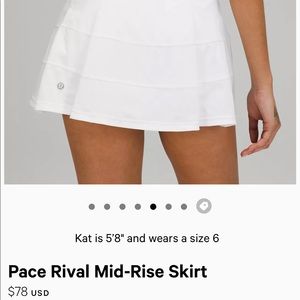 Lululemon skirt